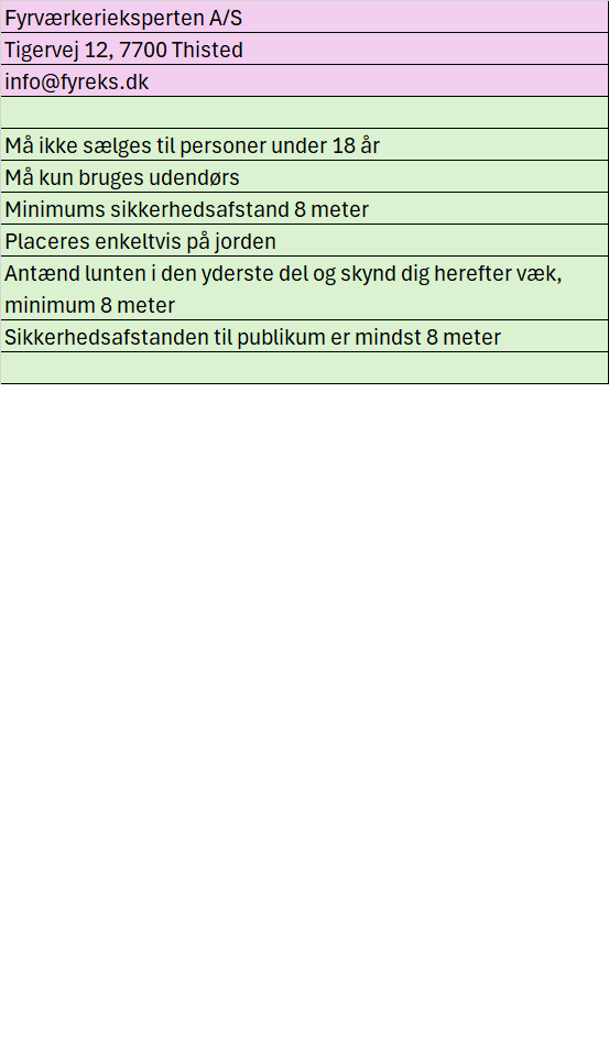 Juniorsortiment M