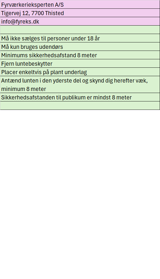 Juniorsortiment M
