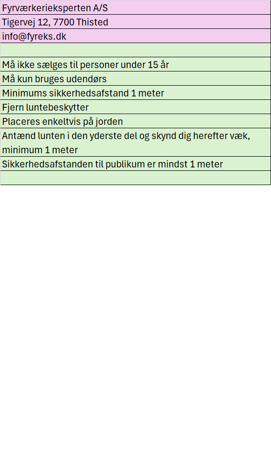 OMG sortiment