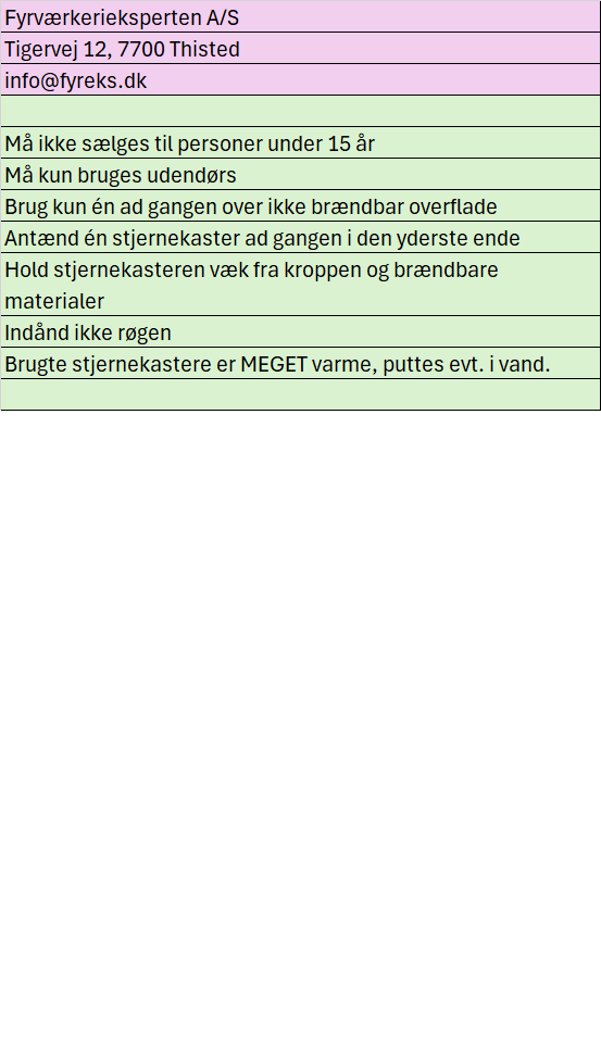 Luntefri 3 sortiment