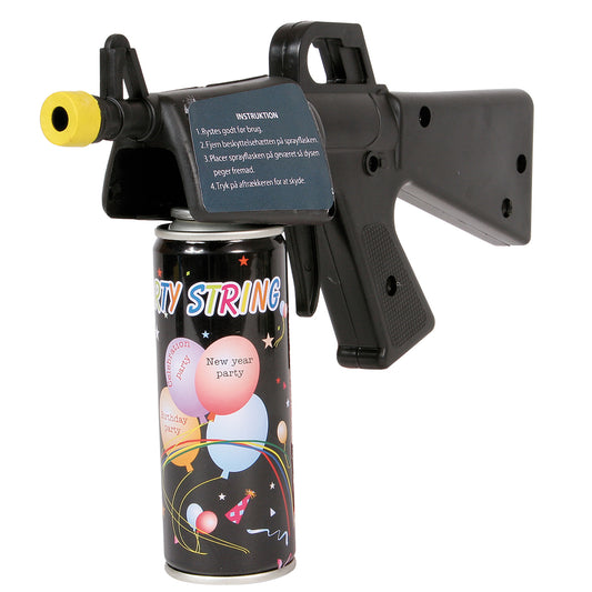 Sprayserpentiner gevær inkl. 2 stk spray